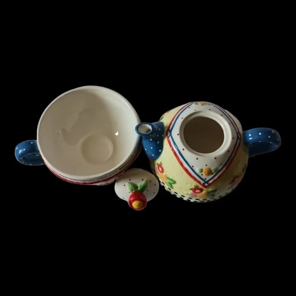 Michel & company teacup & pot combination multicolor - Picture 7 of 11